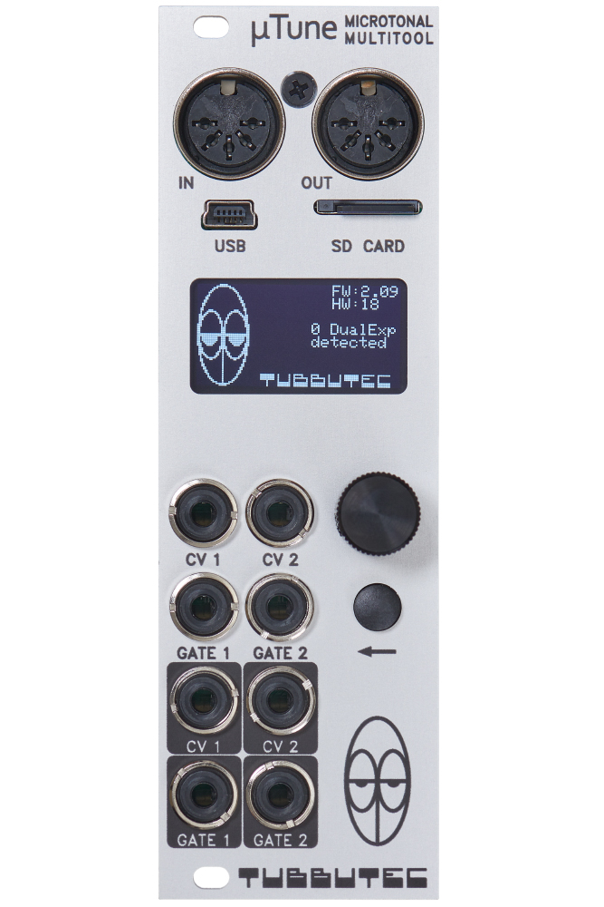 Tubbutec µTune modulo eurorack quantizer MIDI