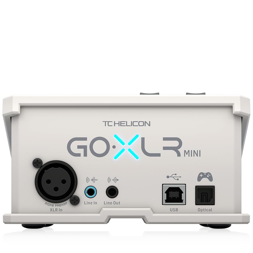 TC Helicon GoXLR MINI-WH mixer streaming bianco preamp Midas