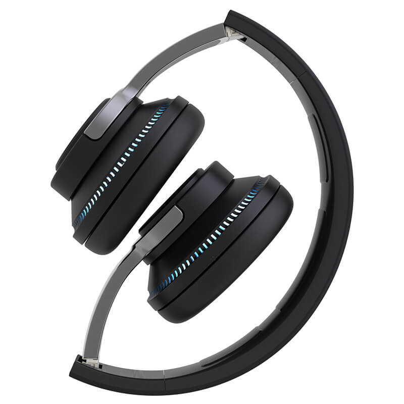 AeroBand Over-Ear cuffie nere bassa latenza