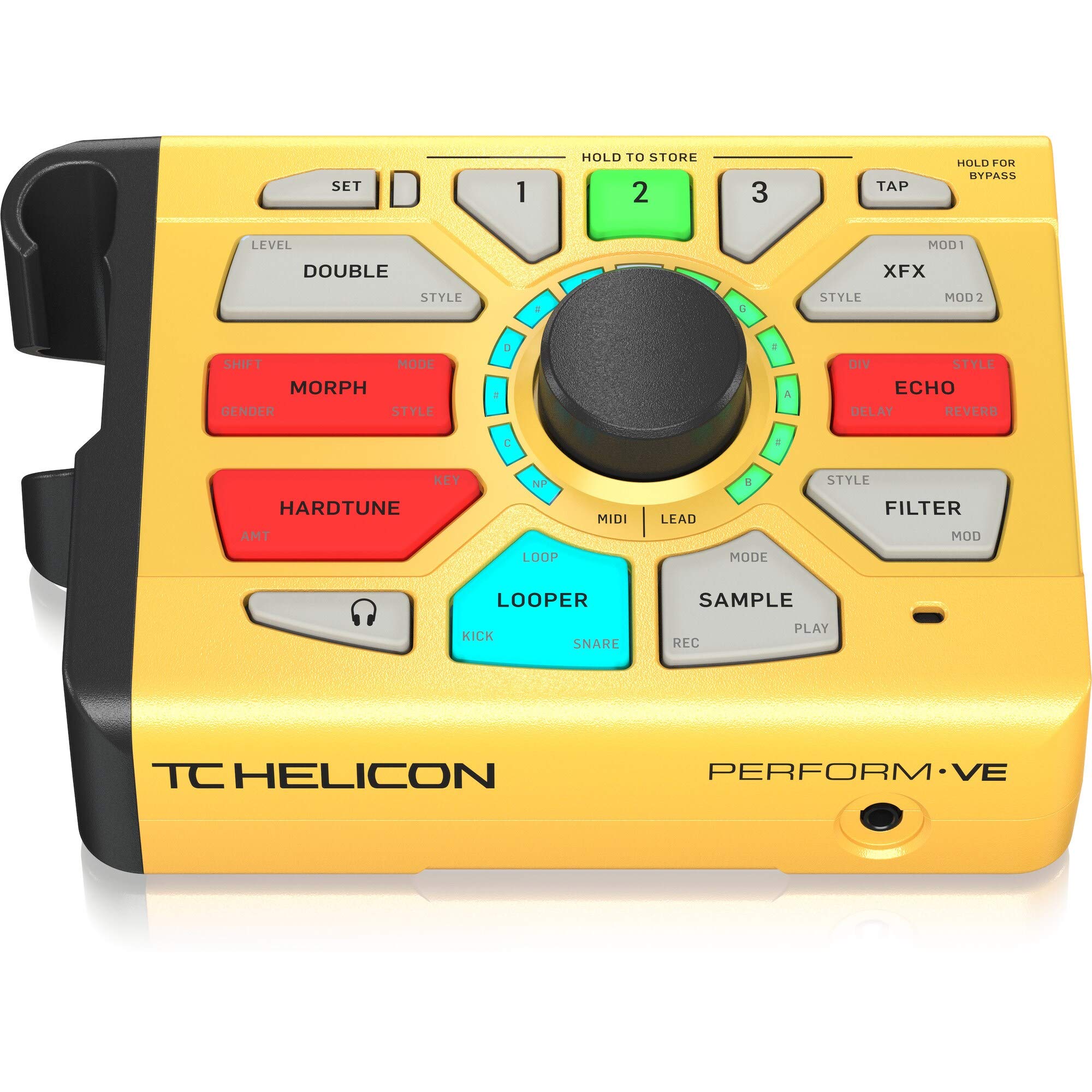 TC Helicon Perform-VE processore vocale con asta microfono