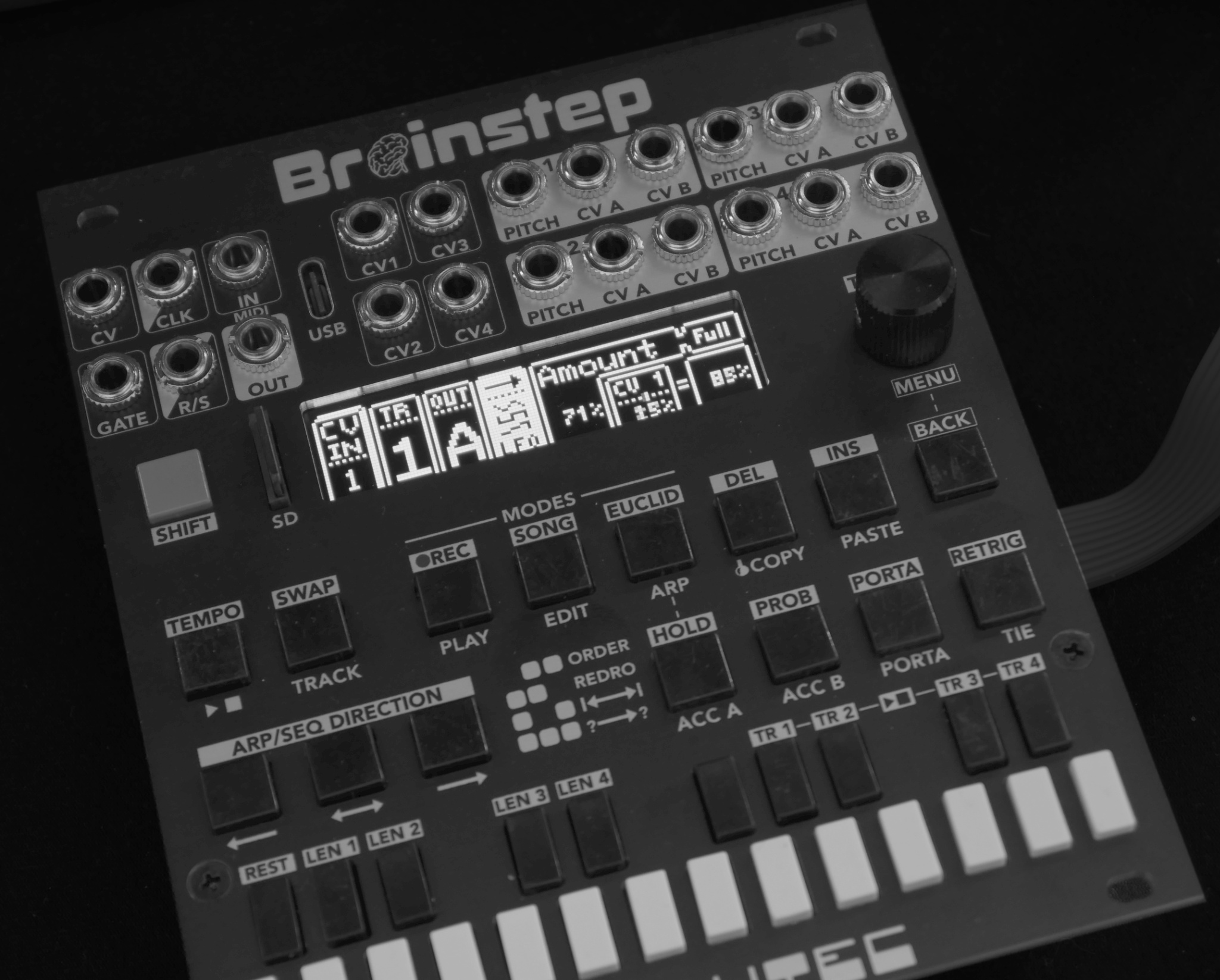 Tubbutec Brainstep modulo sequencer eurorack sampler