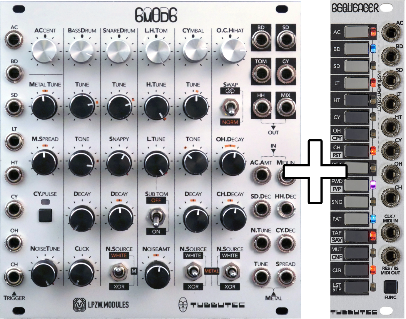Tubbutec 6m0d6 + 6equencer bundle moduli eurorack LINK