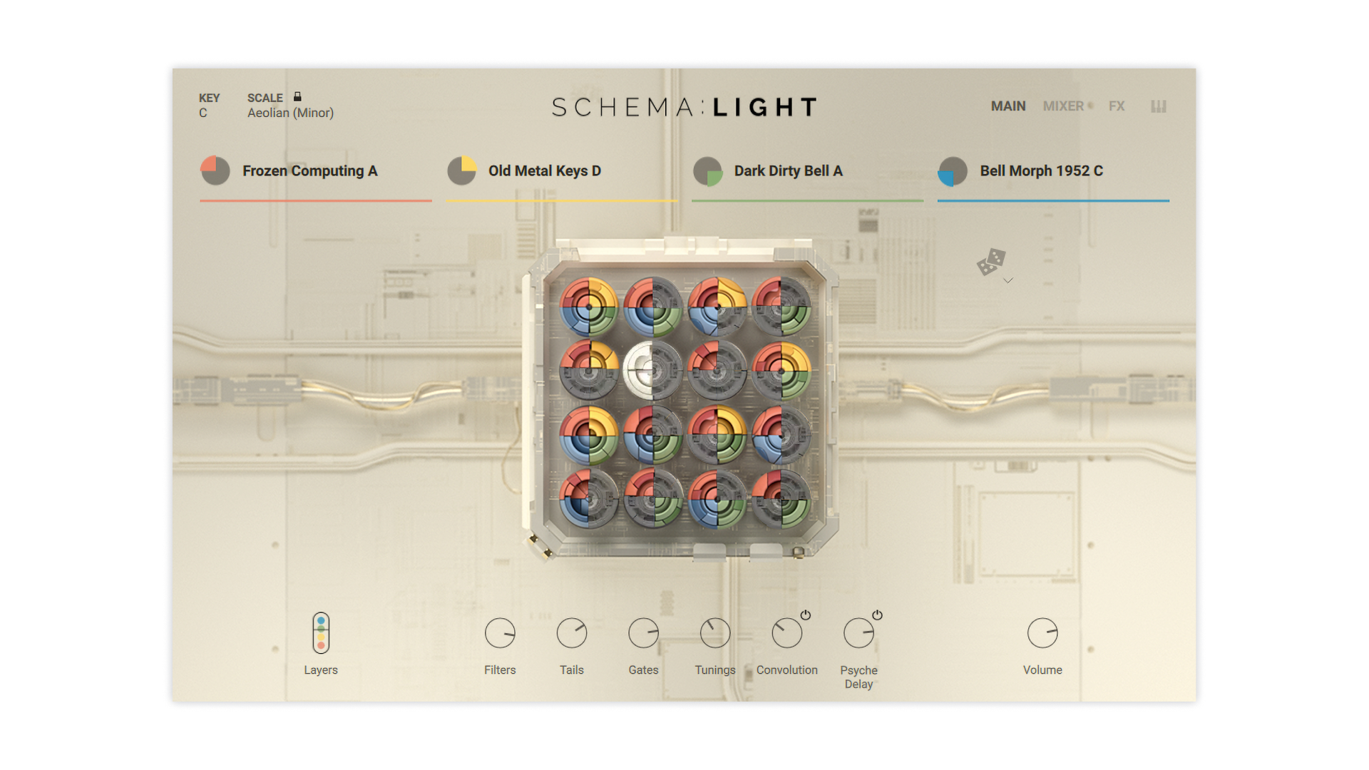 Schema Light strumento Kontakt cinematico