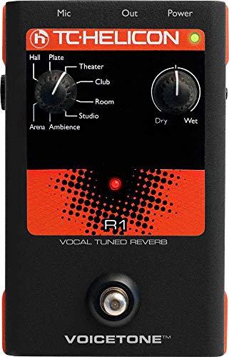 TC Helicon VoiceTone R1 pedale riverbero voce live