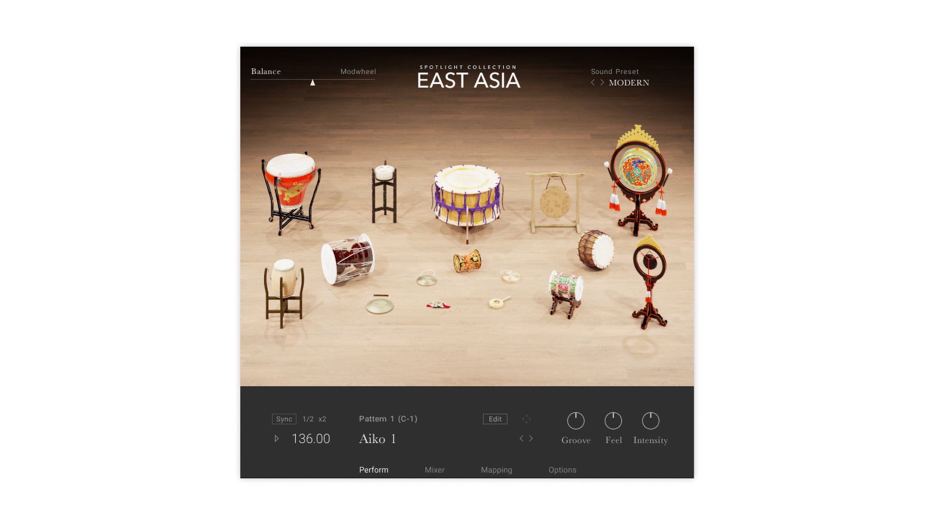 Komplete Kontrol East Asia libreria strumenti cinematica