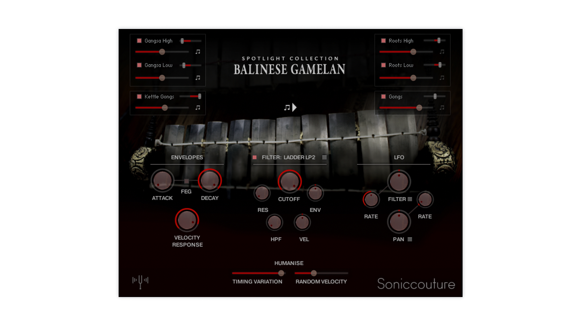 Native Instruments Spotlight Balinese Gamelan percussioni Kontakt