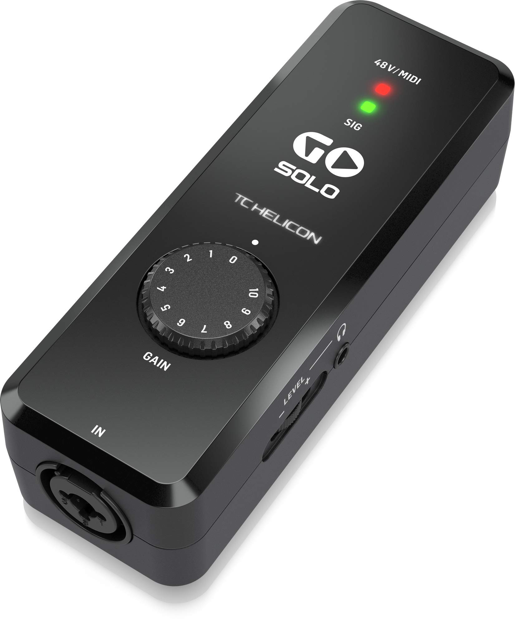 TC Helicon Go Solo interfaccia audio MIDI 24 bit 48 kHz