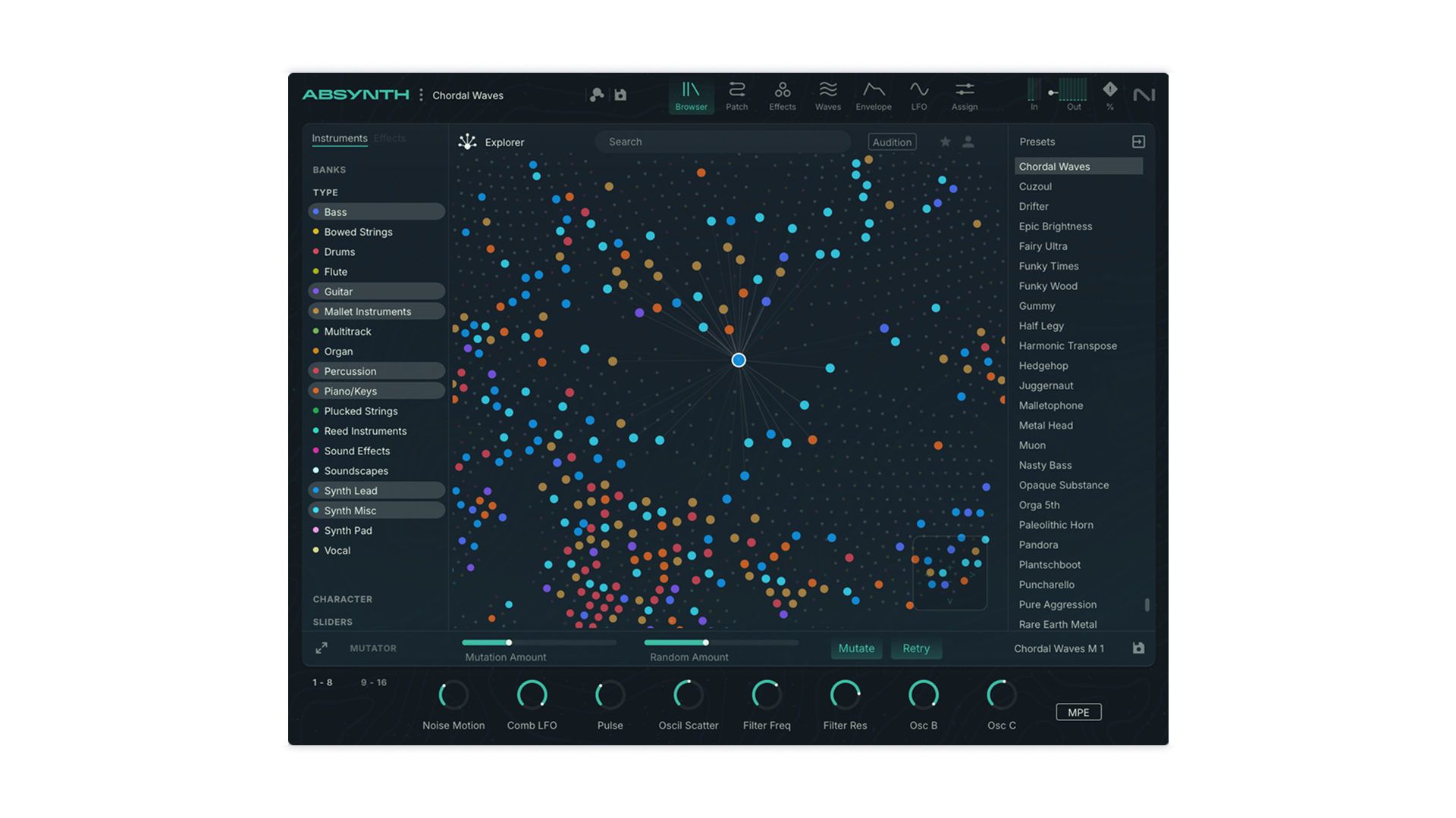 Komplete Kontrol Absynth 6 sintetizzatore software ibrido