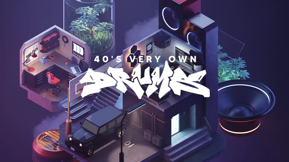 Native Instruments 40's Very Own Drums batteria hip hop