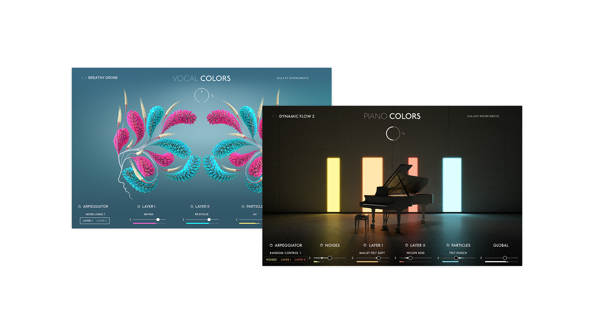 Komplete Kontrol Colors Bundle piano vocal keys
