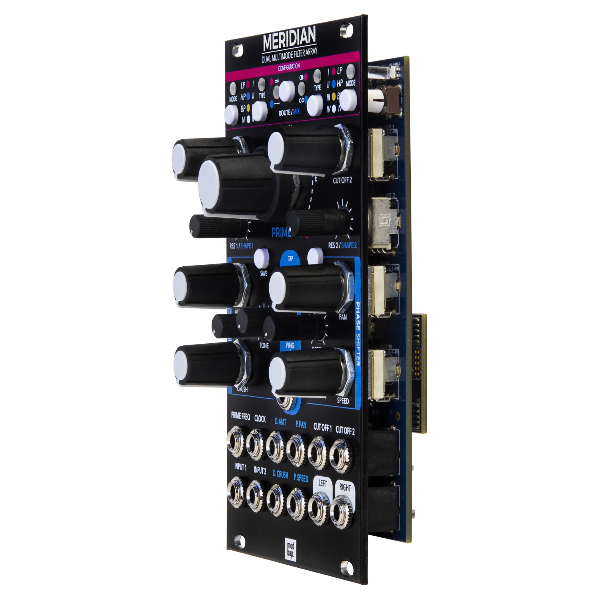 Modbap Meridian modulo eurorack stereo 14HP filtro doppio