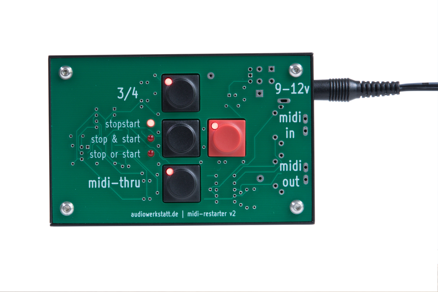 audiowerkstatt midi-restarter v2 interfaccia MIDI sync