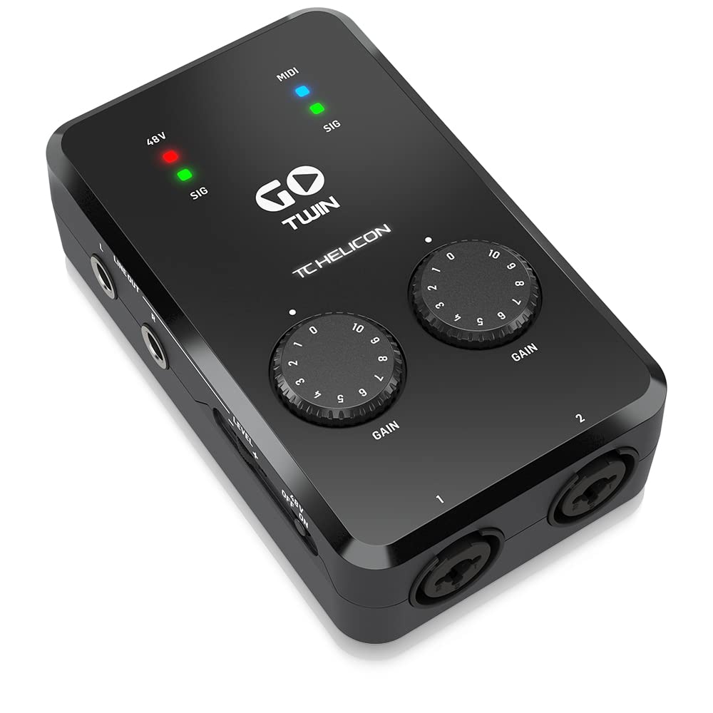 TC Helicon Go Twin interfaccia audio mobile 2 canali