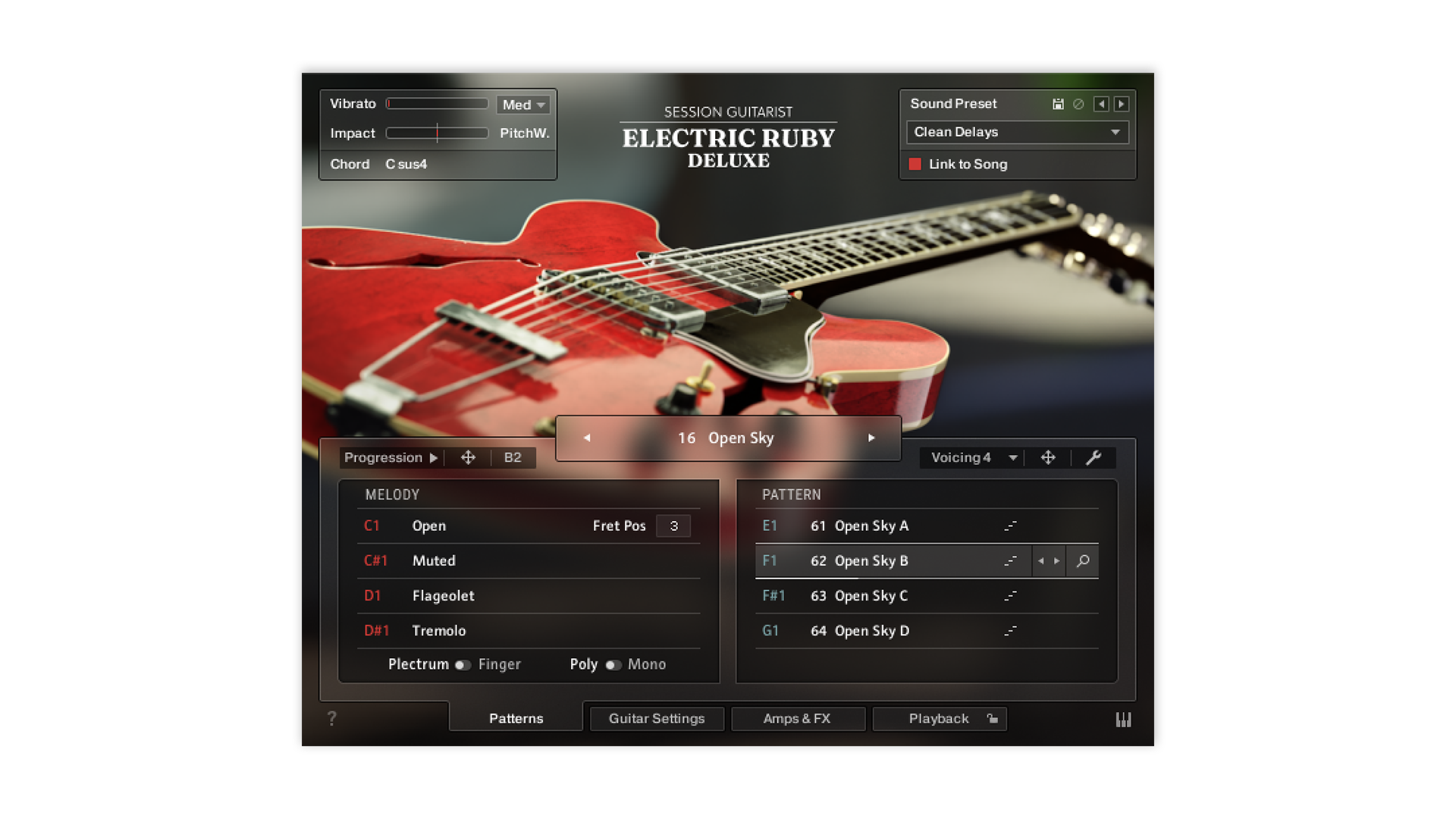 Komplete Kontrol Electric Ruby Deluxe chitarra elettrica virtuale