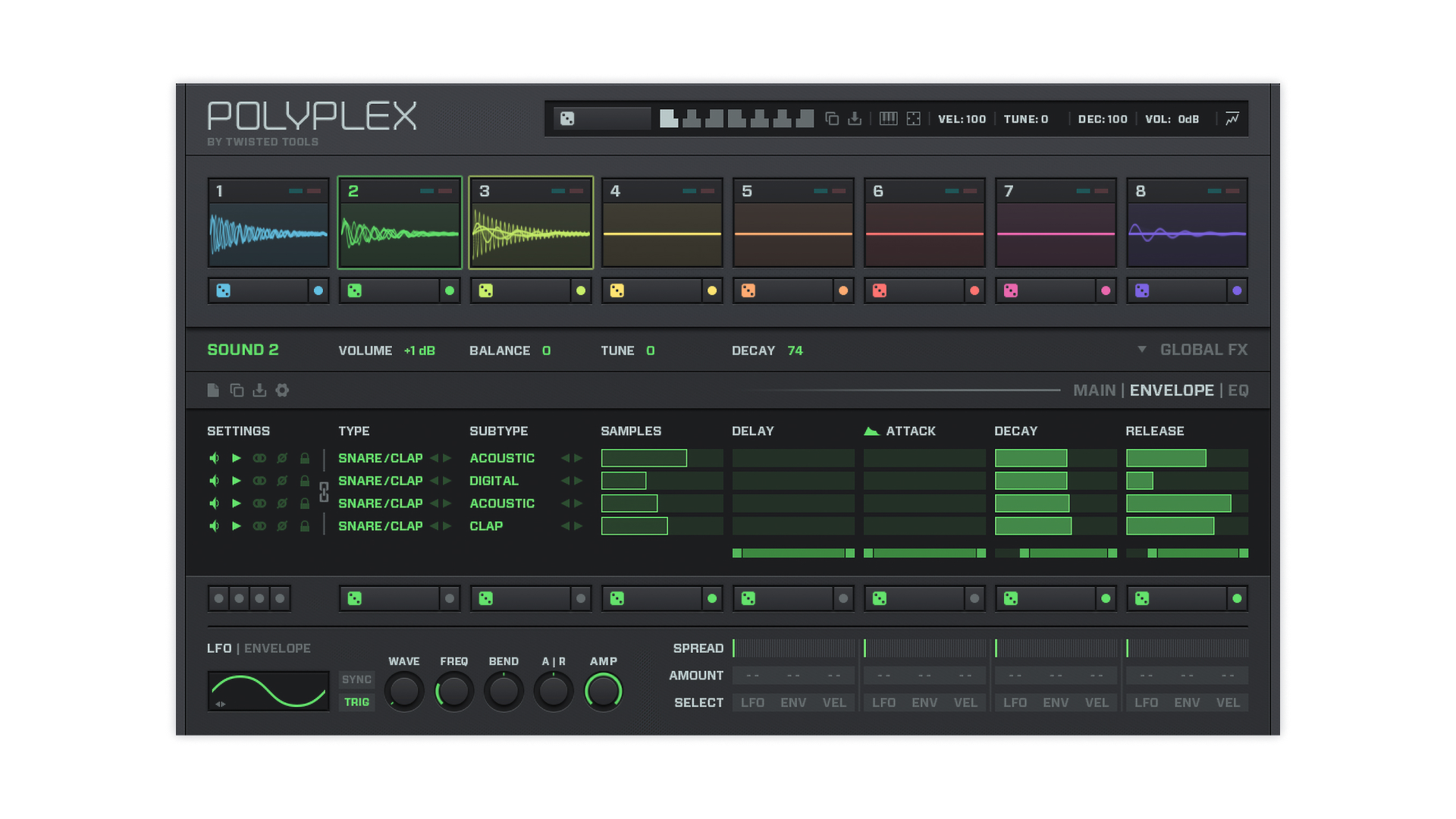 Native Instruments Polyplex plugin drums campionatore percussioni
