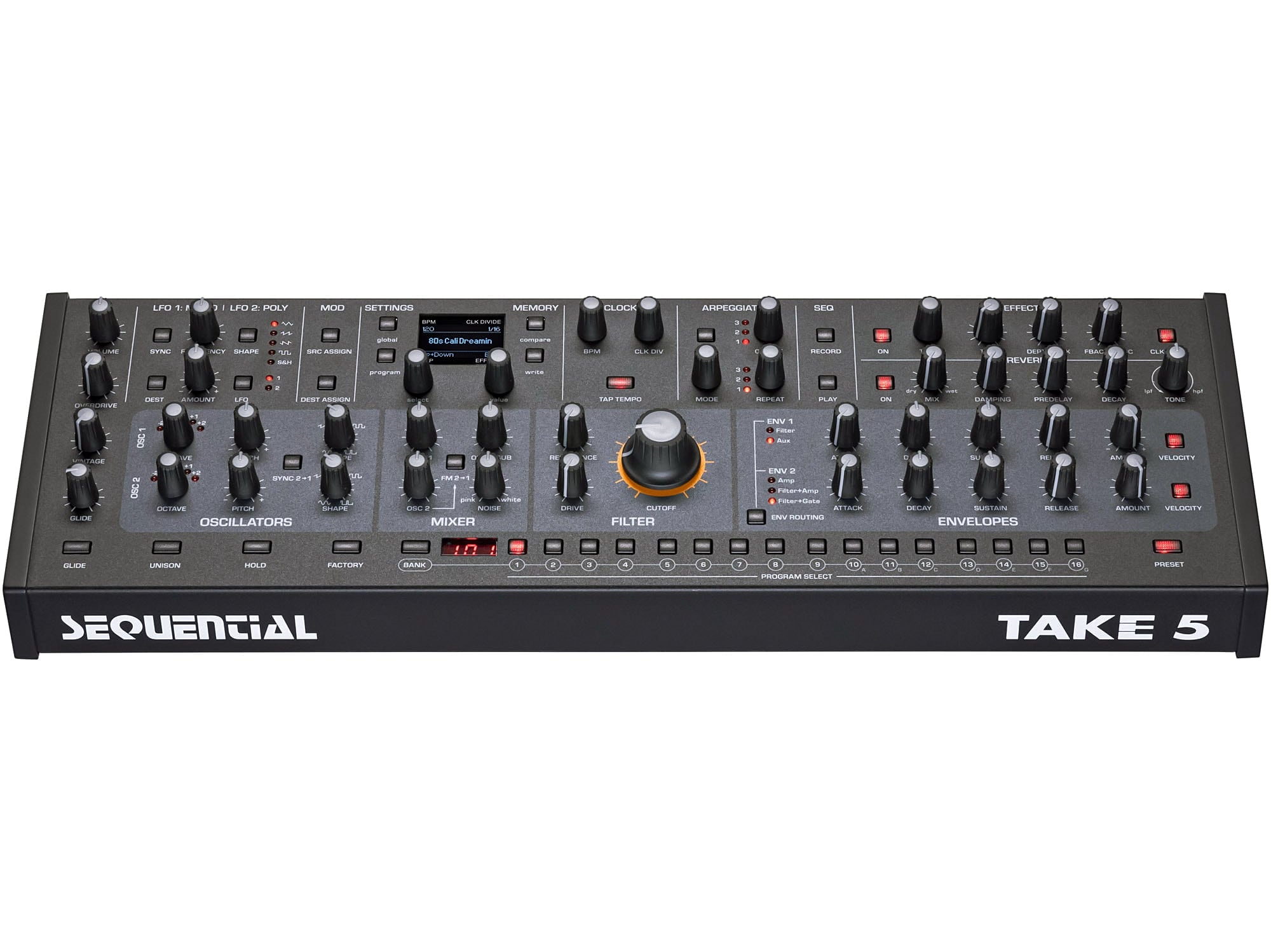 Sequential Take 5 Desktop modulo synth analogico