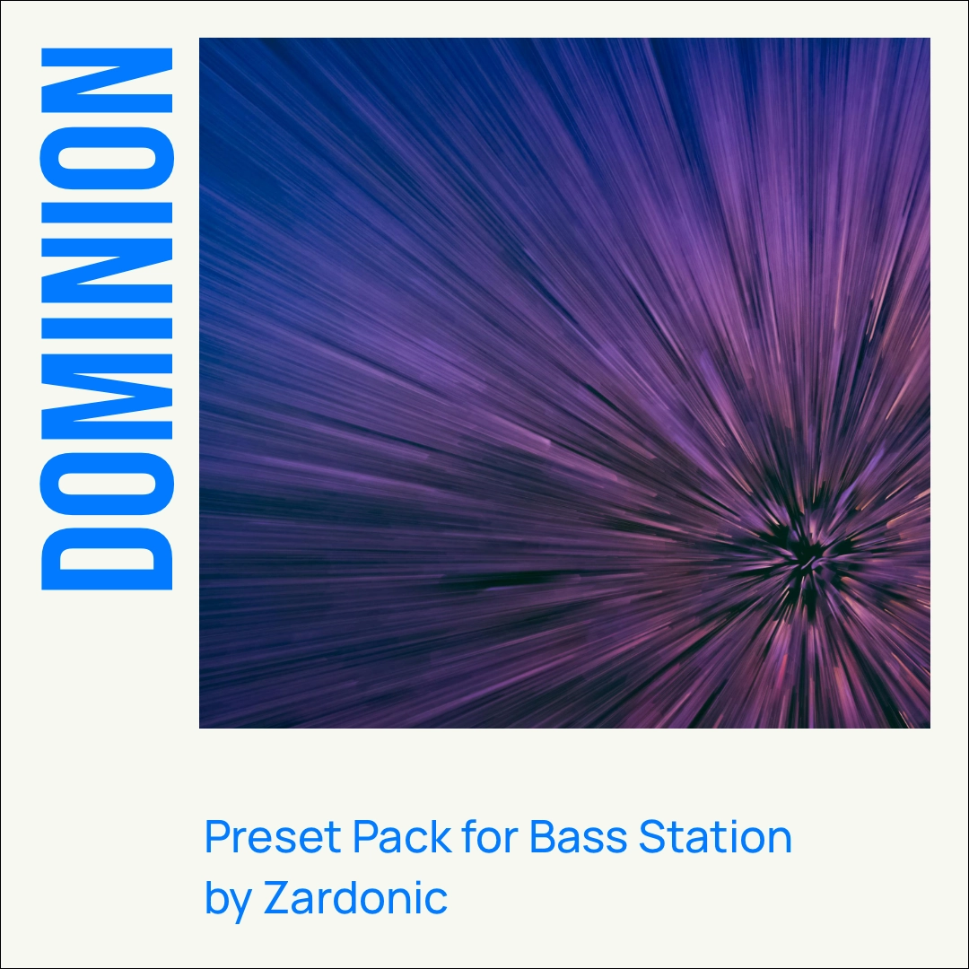 GForce Bass Station Dominion preset Zardonic