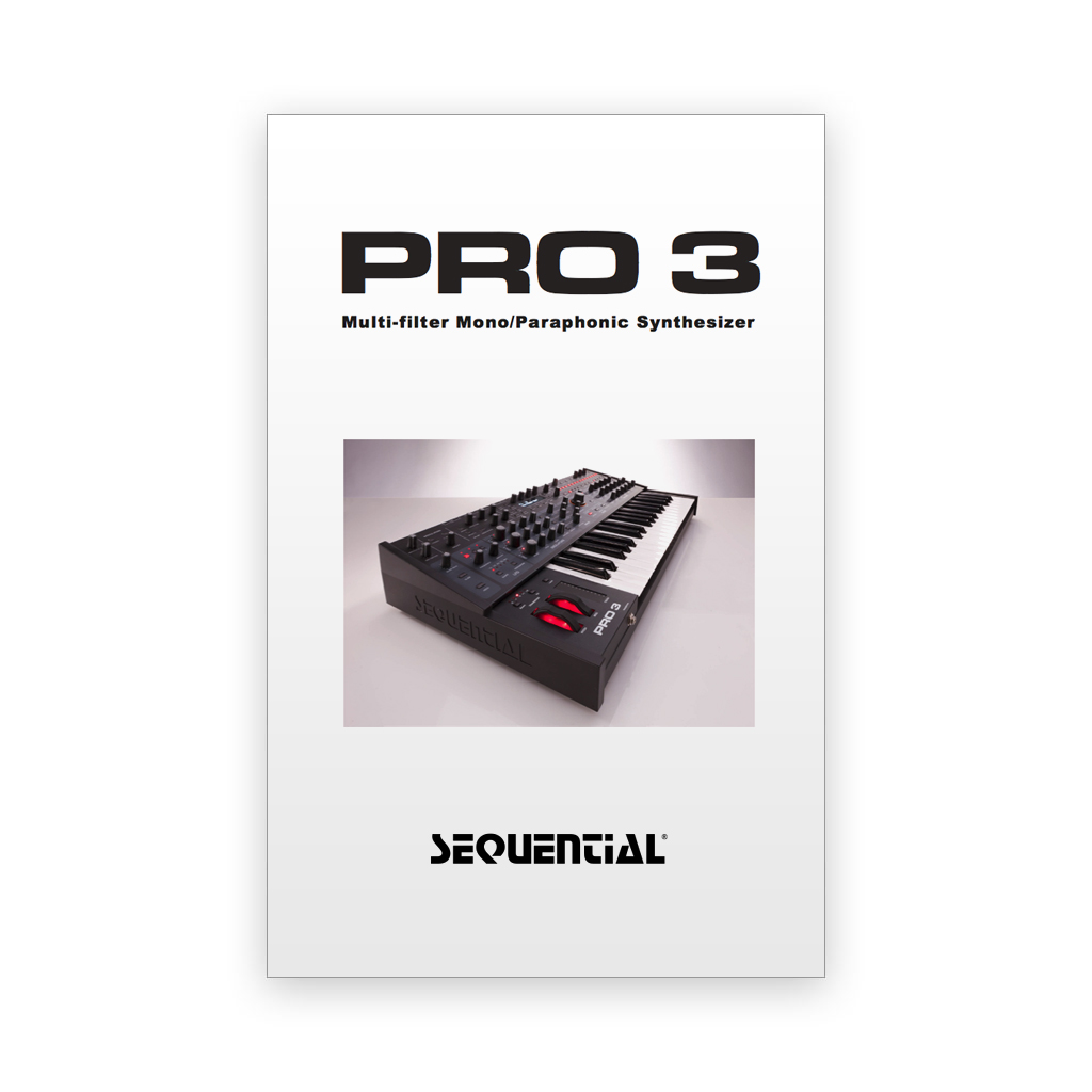 Sequential Pro 3 manuale sintetizzatore guida ufficiale