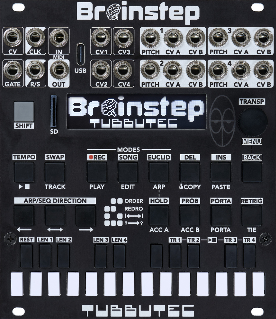 Tubbutec Brainstep modulo sequencer eurorack sampler