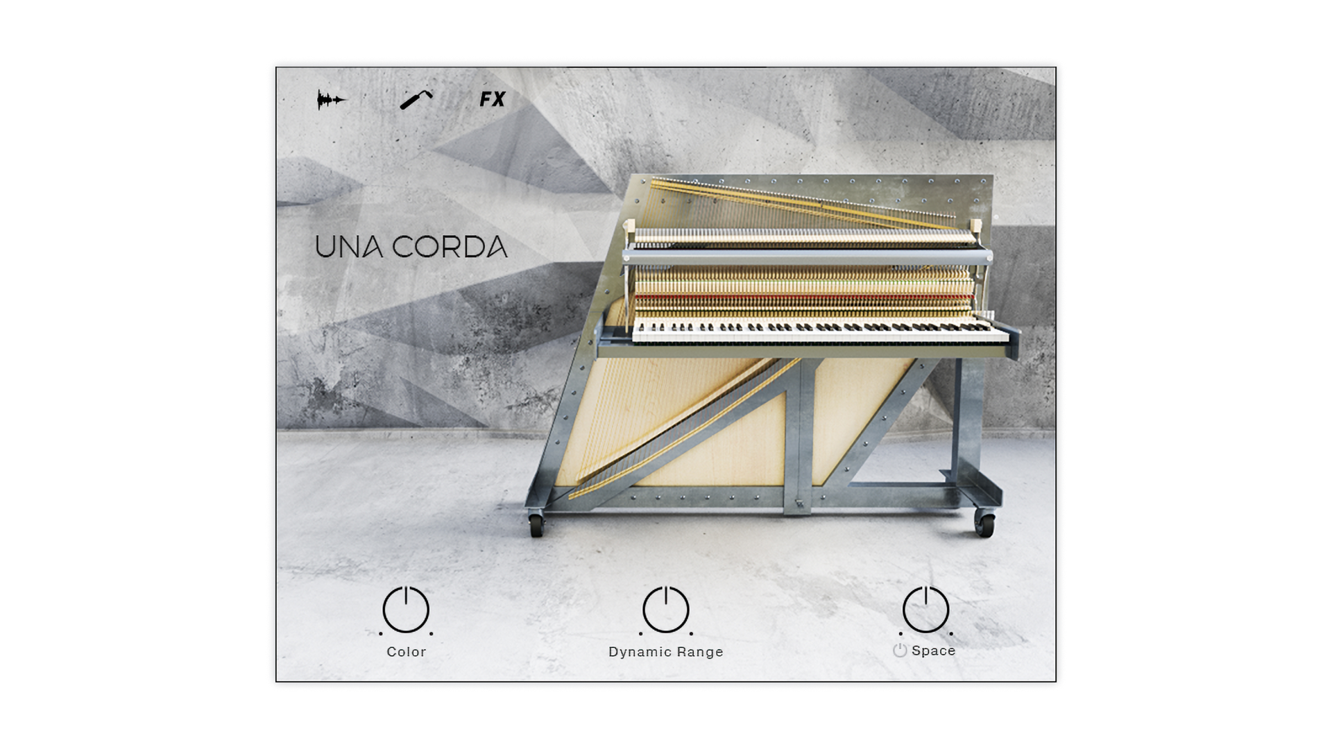 Komplete Kontrol Una Corda piano feltro intimo