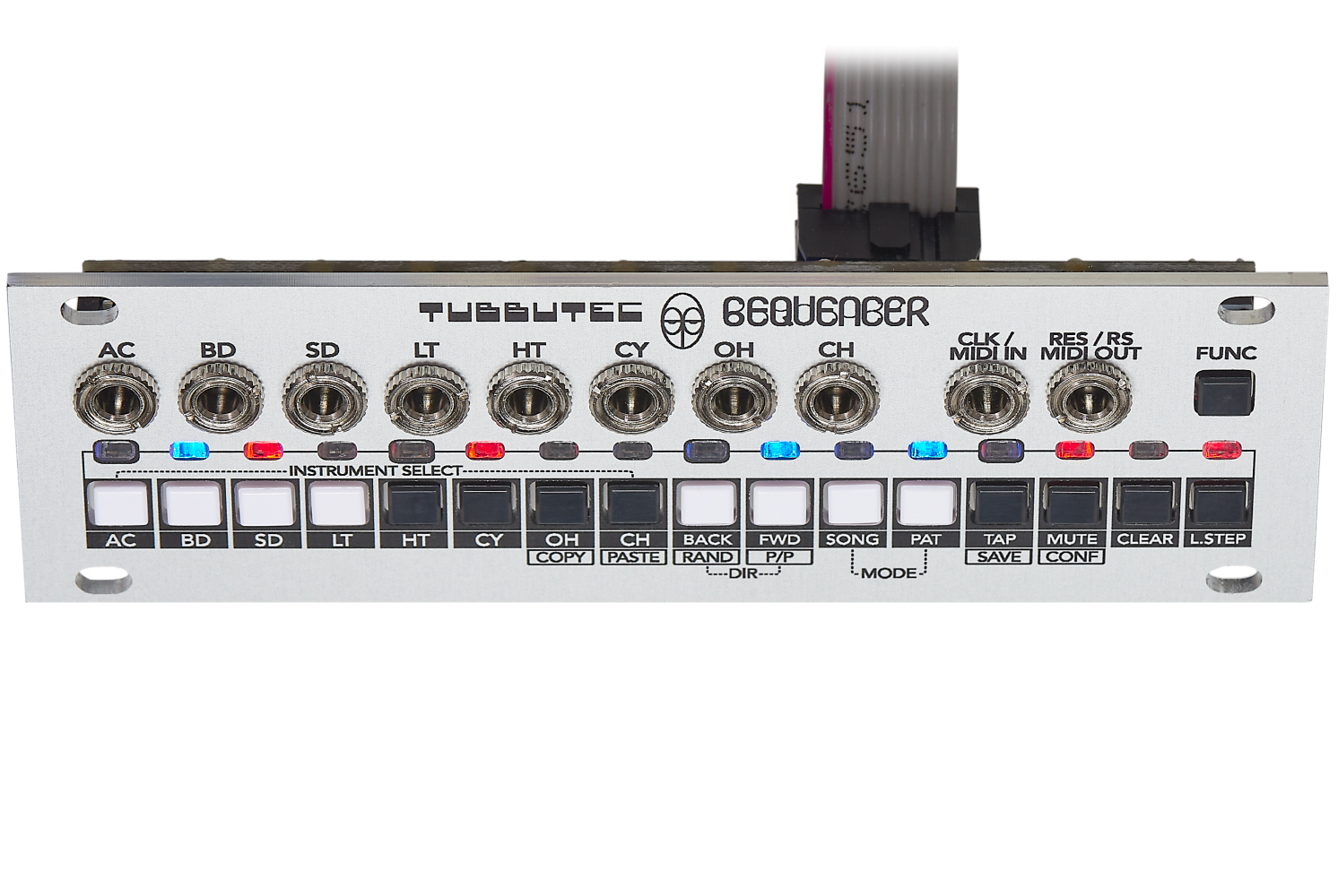 Tubbutec 6equencer sequencer eurorack stile TR-606 live