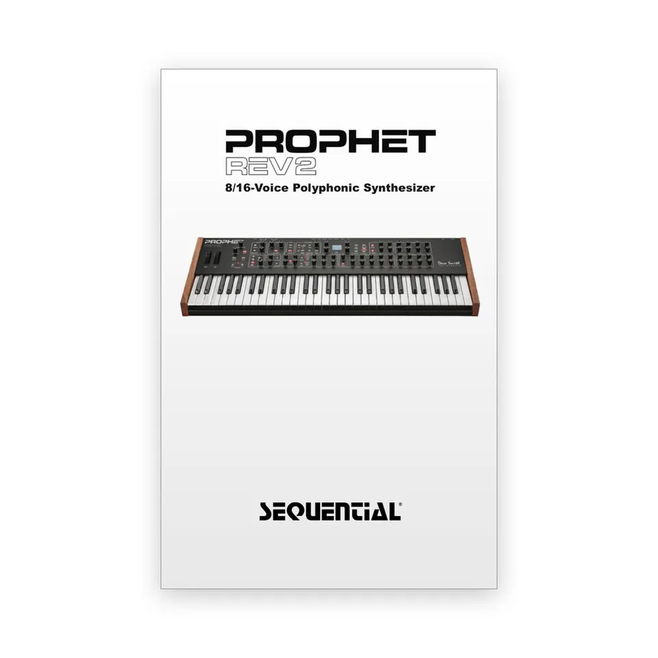 Sequential Prophet Rev2 Manuale Sintetizzatore
