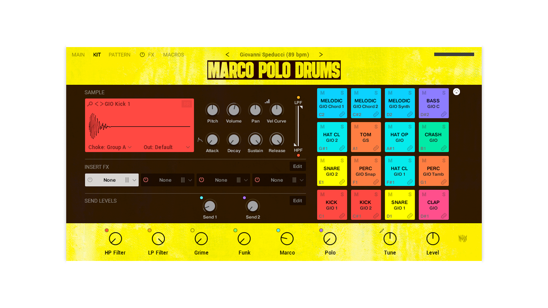Komplete Kontrol Marco Polo Drums batteria virtuale hip hop
