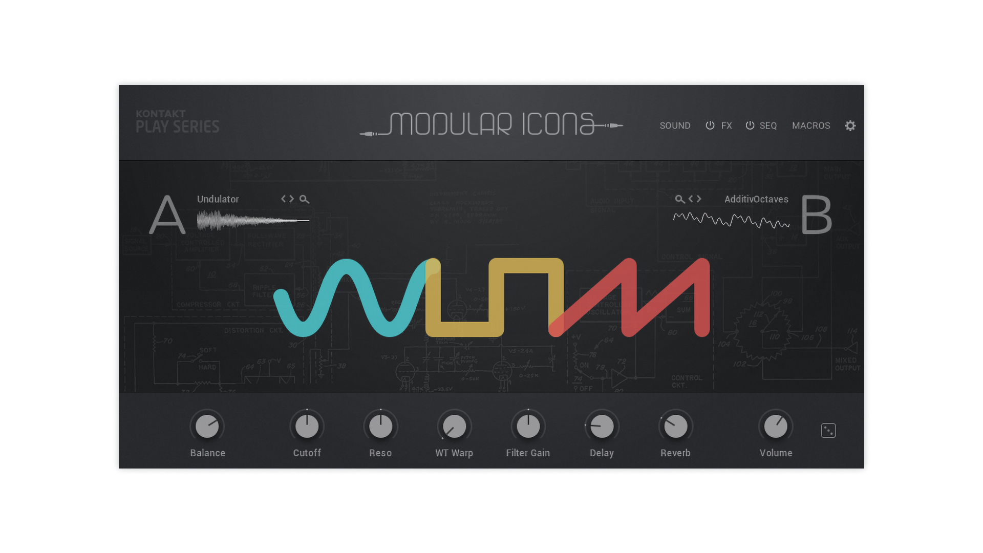Native Instruments Modular Icons strumento Play Series modulare
