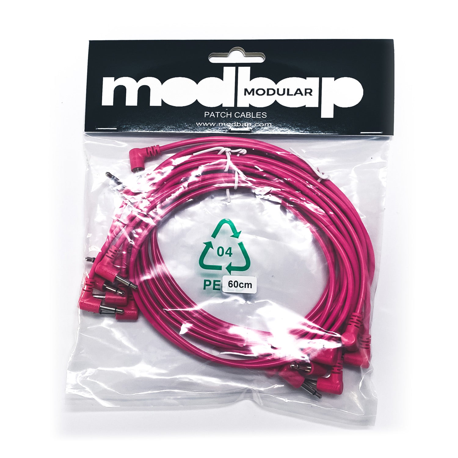 Modbap Modular Right Angle cavi patch 3,5 mm 8 pezzi lunghi