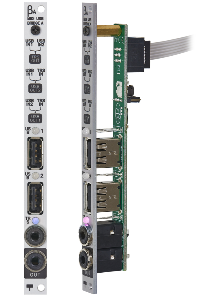 Tubbutec USB Bridge A modulo eurorack 2HP MIDI USB