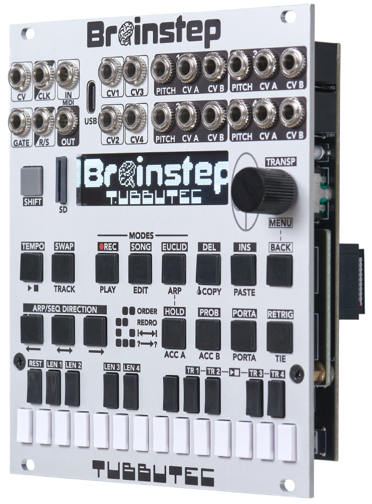 Tubbutec Brainstep modulo sequencer eurorack sampler