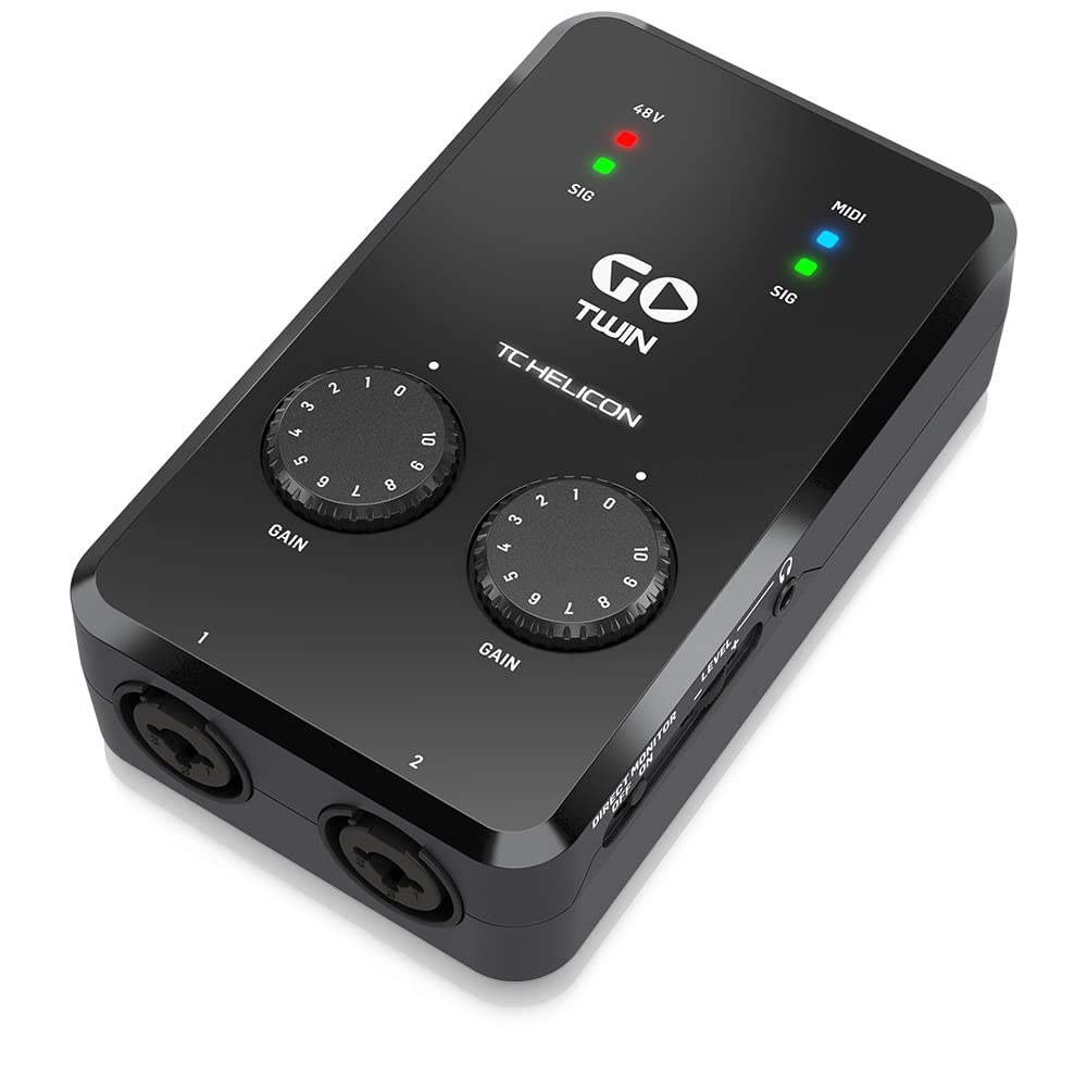 TC Helicon Go Twin interfaccia audio mobile 2 canali