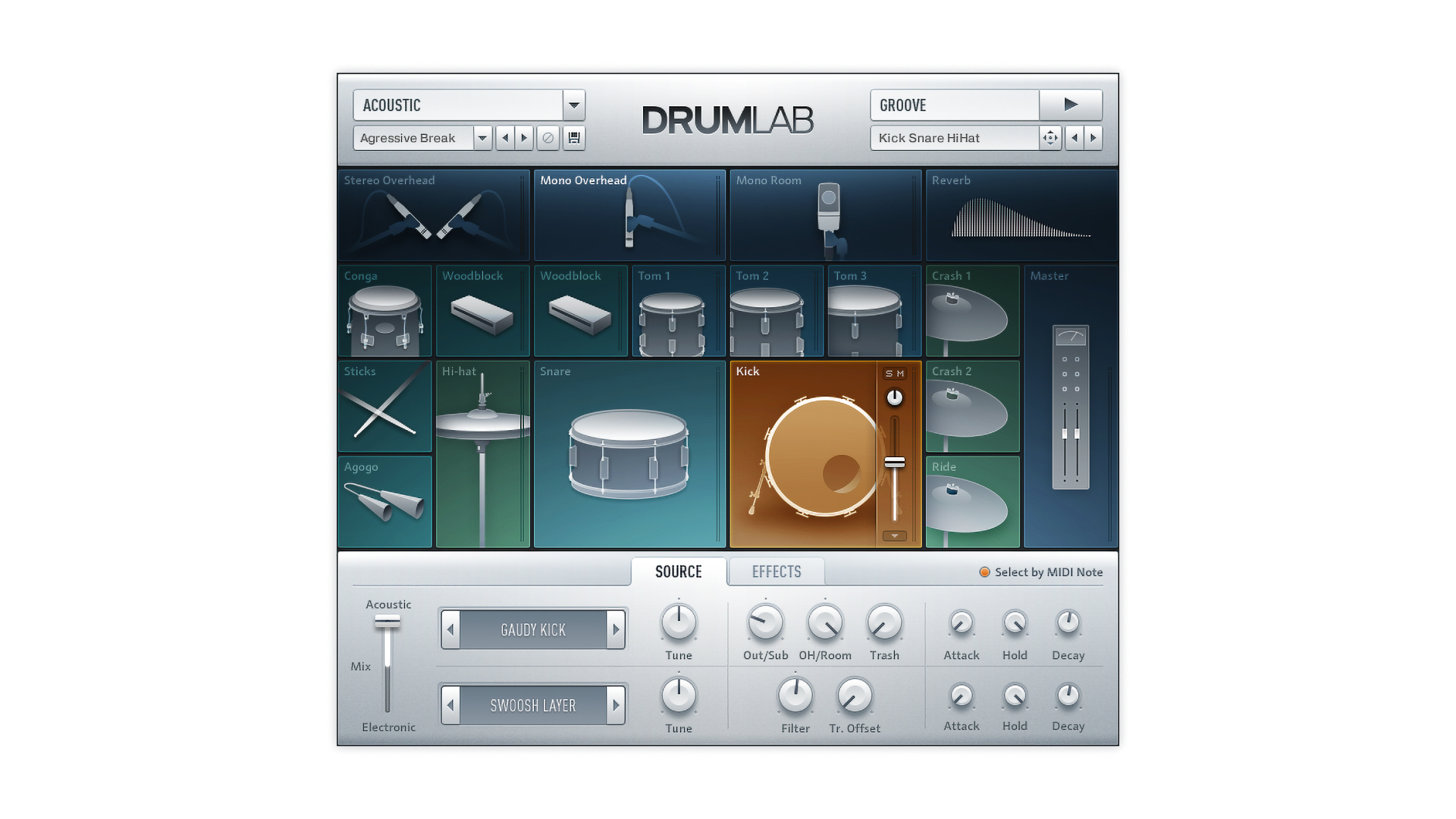 Native Instruments Drumlab batteria ibrida Kontakt