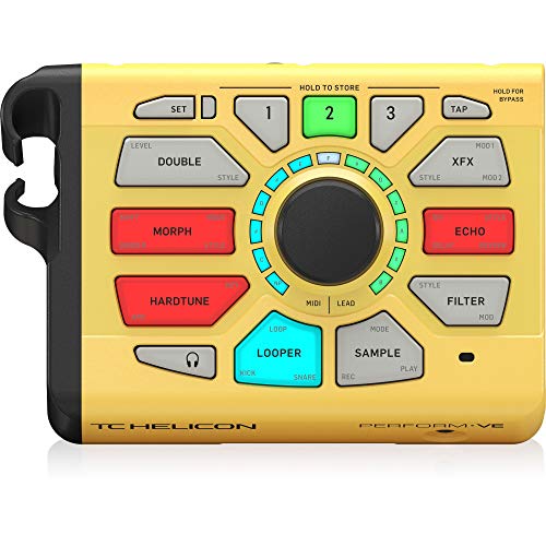 TC Helicon Perform-VE processore vocale con asta microfono