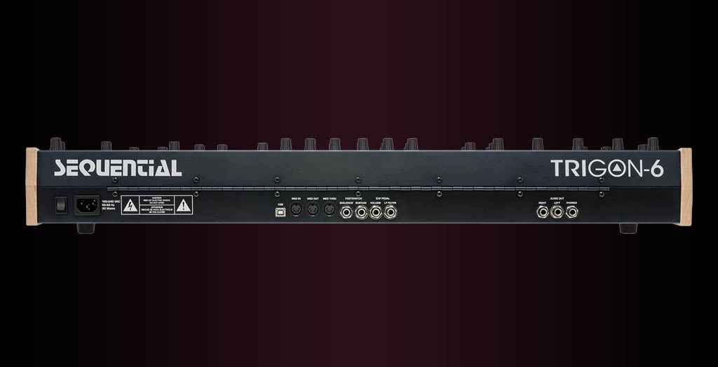Sequential Trigon-6 sintetizzatore analogico moderno