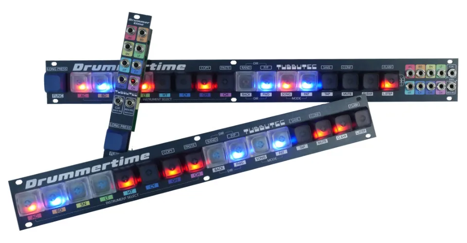 Tubbutec Drummertime sequencer eurorack batteria live