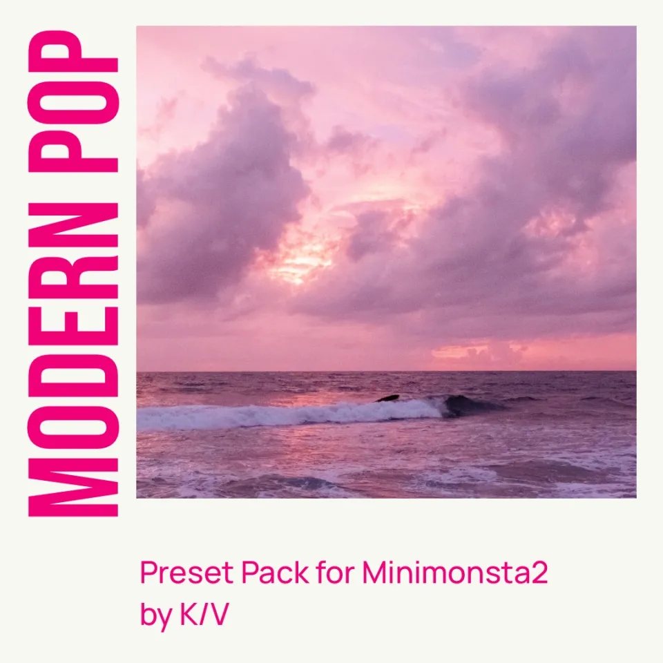 GForce Minimonsta2 Modern Pop K/V espansione preset pop