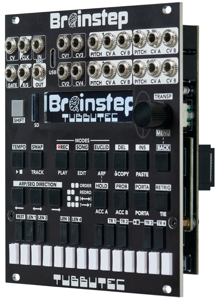 Tubbutec Brainstep modulo sequencer eurorack sampler