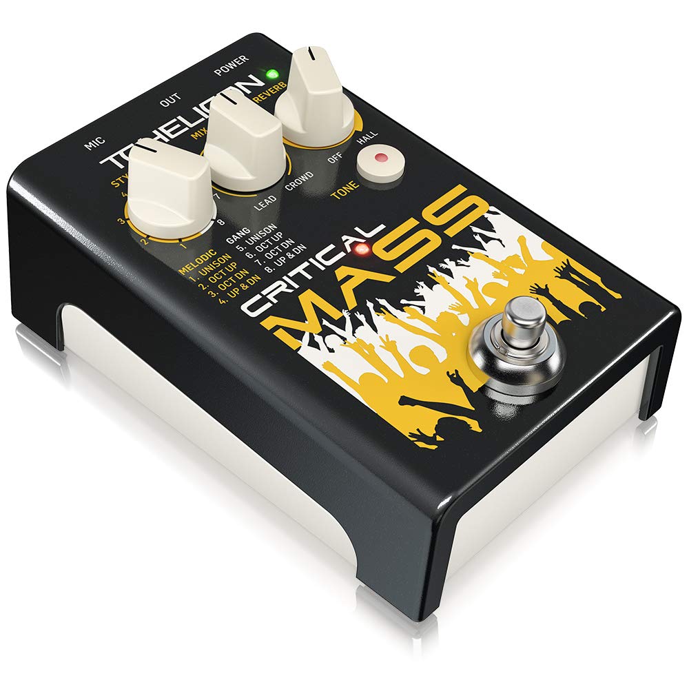TC Helicon Critical Mass stompbox vocale effetto coro