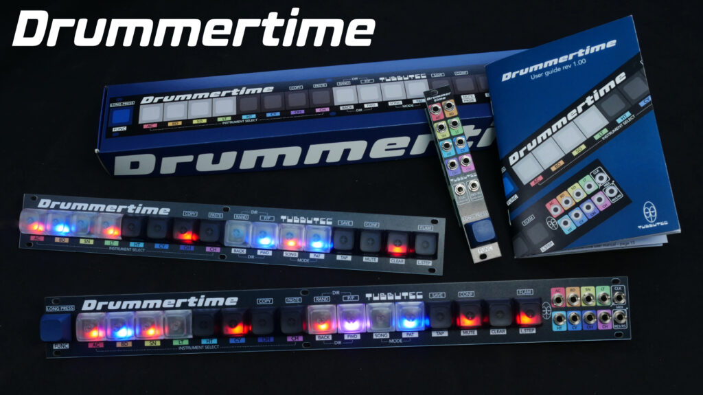 Tubbutec Drummertime sequencer eurorack batteria live