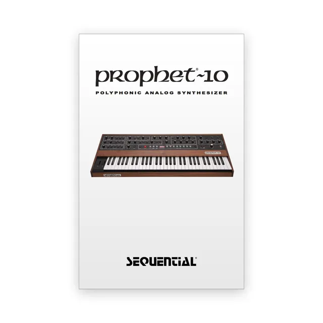 Sequential Prophet-10 manuale sintetizzatore