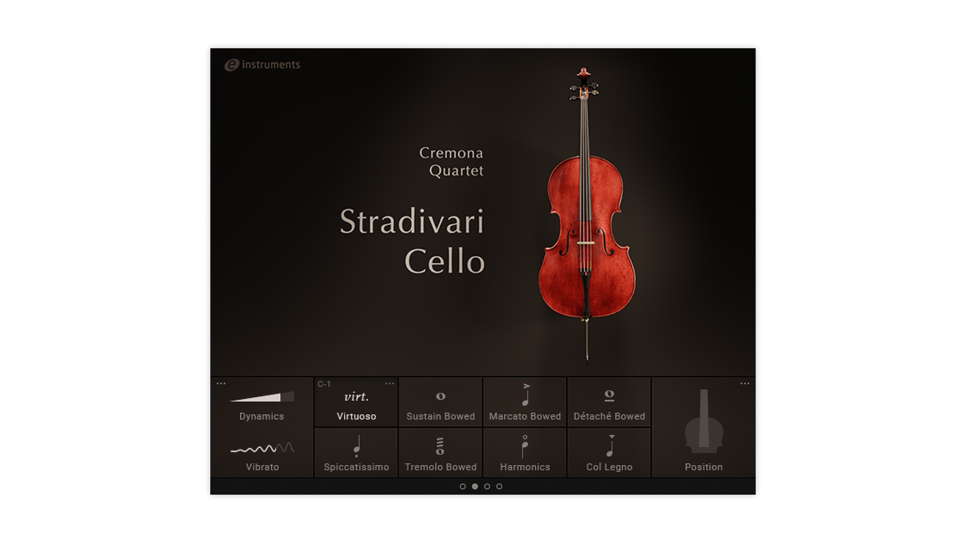 Komplete Kontrol Cremona Quartet Solo archi violino solo