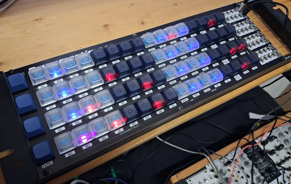 Tubbutec Drummertime 64 modulo eurorack 74HP 3U
