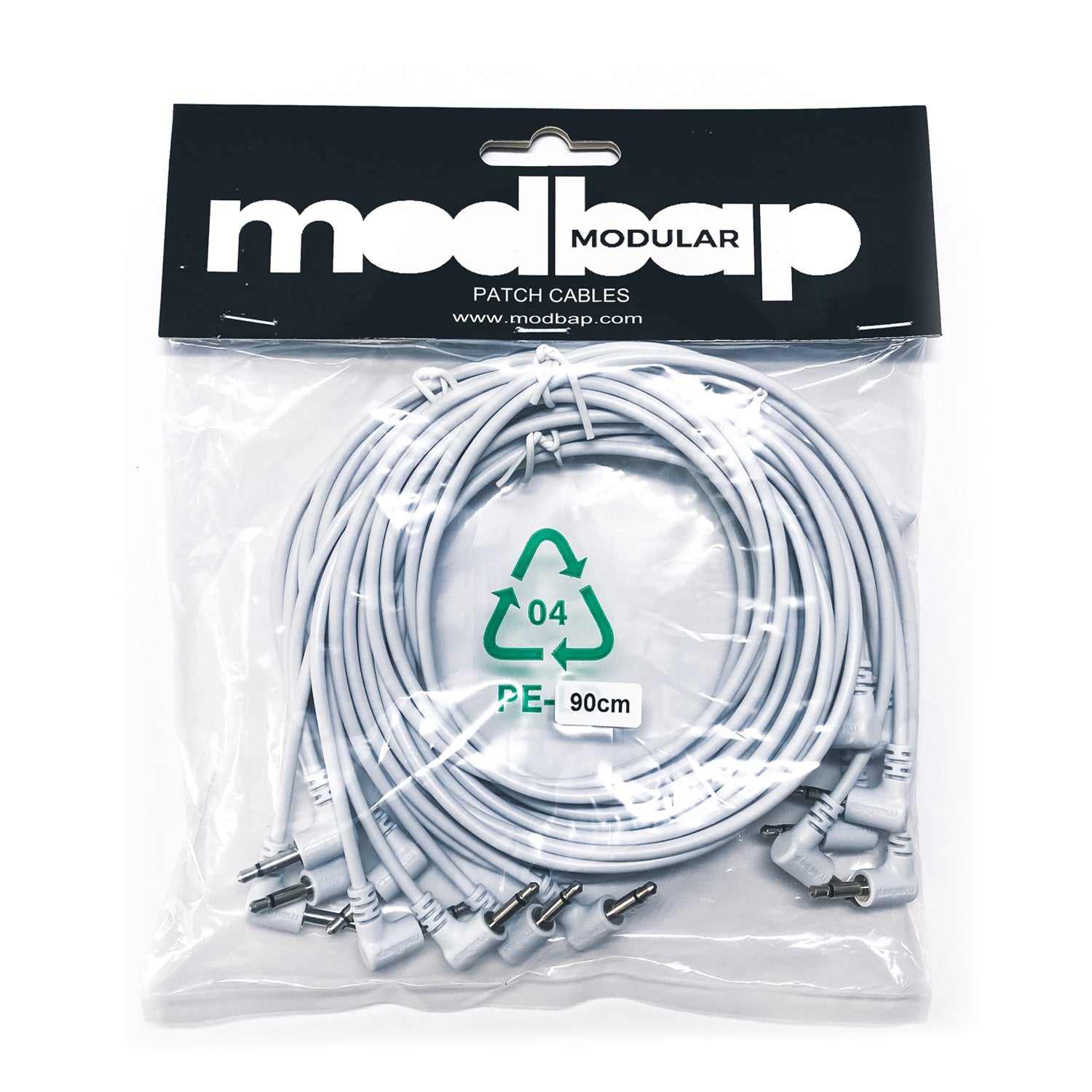 Modbap Modular Right Angle cavi patch 3,5 mm 8 pezzi lunghi