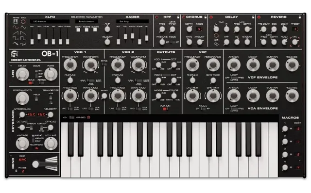 GForce Oberheim OB-1 sintetizzatore virtuale monofonico