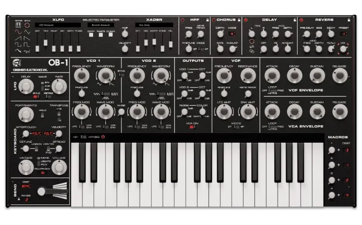 GForce Oberheim OB-1 sintetizzatore virtuale monofonico