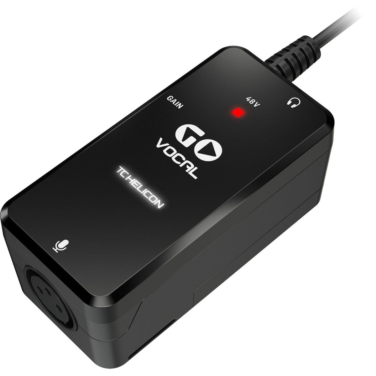 TC Helicon GO VOCAL preamp microfonico mobile phantom 48V