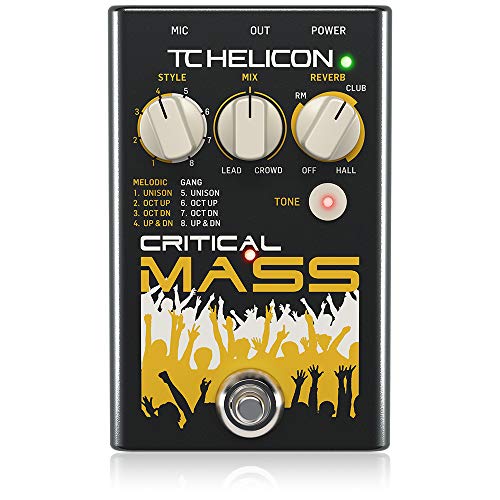 TC Helicon Critical Mass stompbox vocale effetto coro