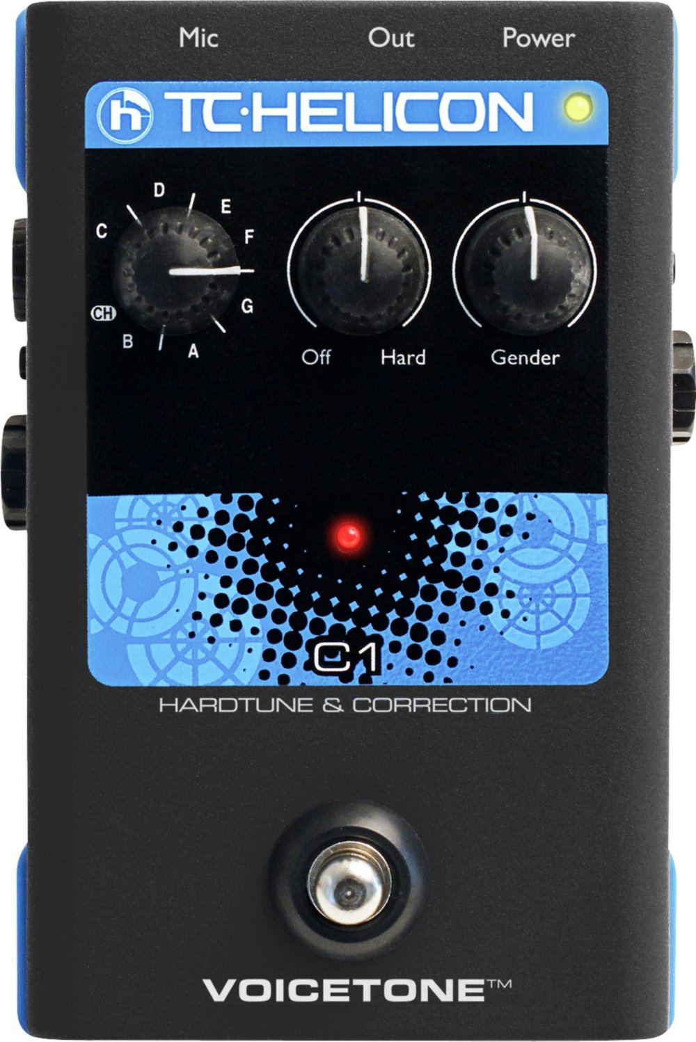 TC Helicon VoiceTone C1 pedale voce HardTune