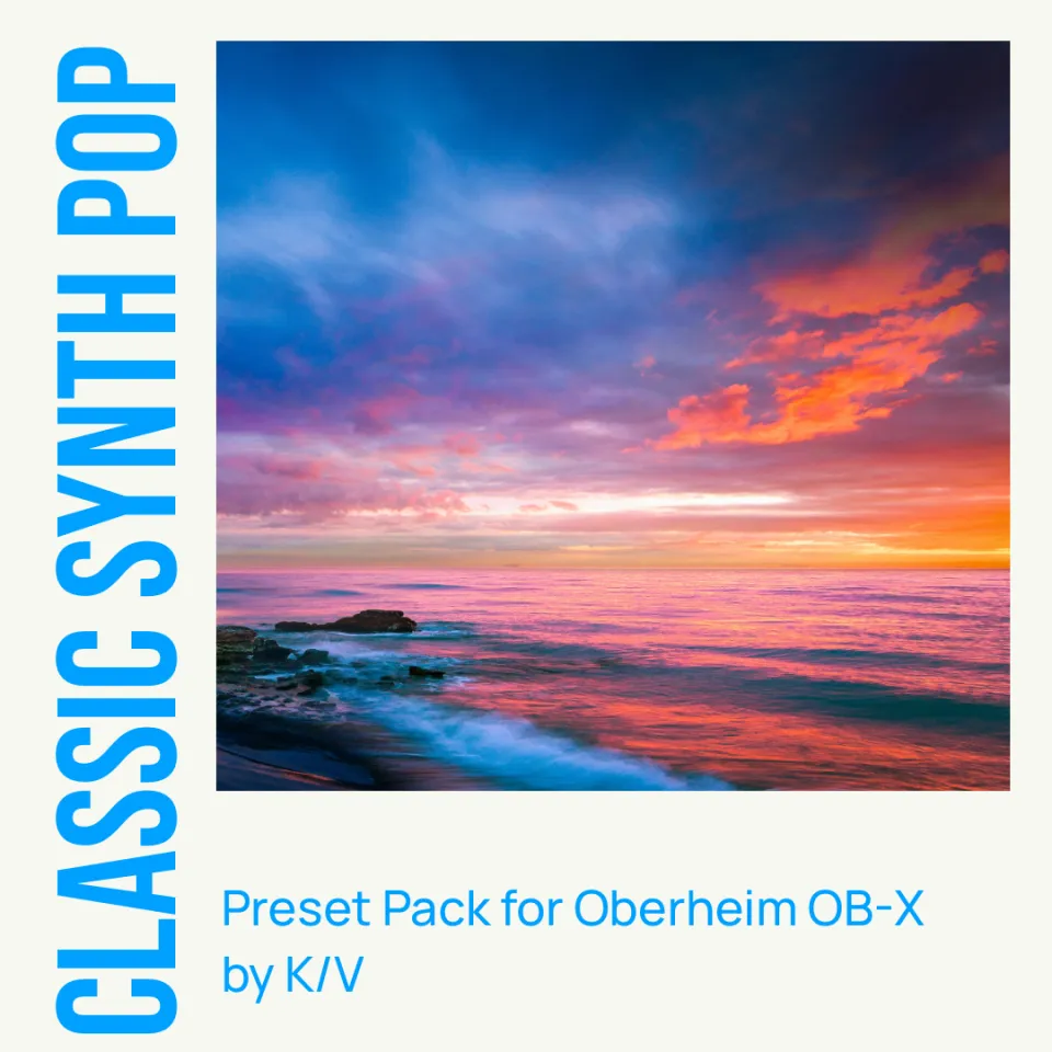 GForce Oberheim OB-X Classic Synth Pop pack preset pop